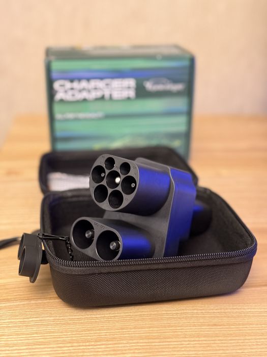 Перехідник CCS2 + Type2 для швидкої зарядки Tesla model S 3 X Y 2в1