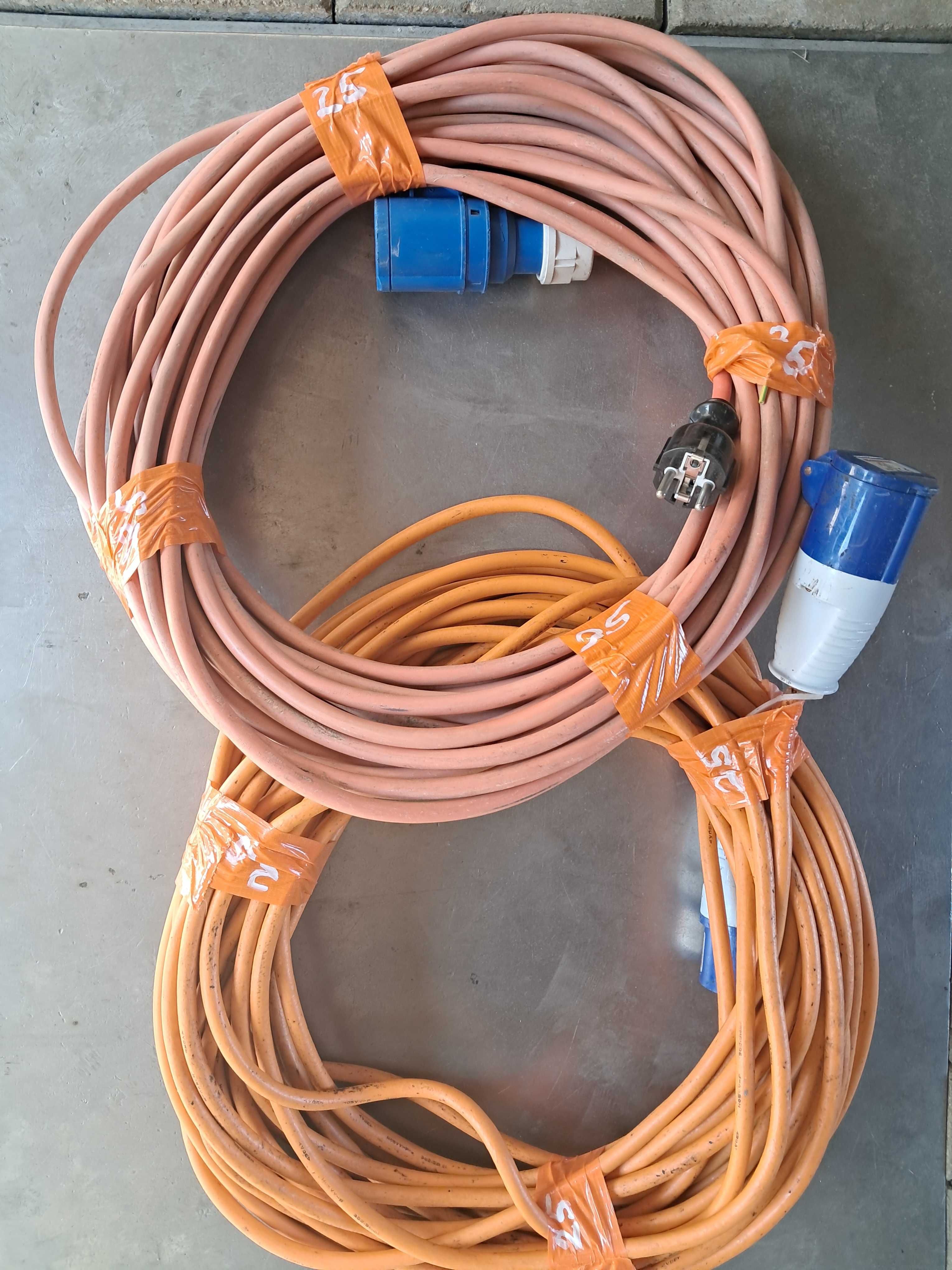 Przewód przedłużacz kabel do przyczepy kempingowej 3 x 2,5mm, 16A 19m