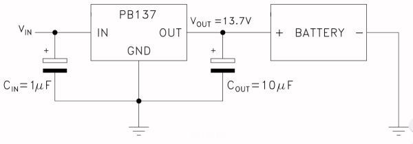 Carregador baterias chumbo PB137 - 13,7V