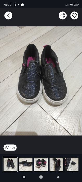 Tenisówki dziewczęce zestaw