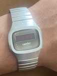 Convus zegarek elektroniczny LCD cyfrowy PRL