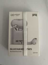 Słuchawki z mikrofonem VIGGO DESIGN Earbuds EBT01E Biale