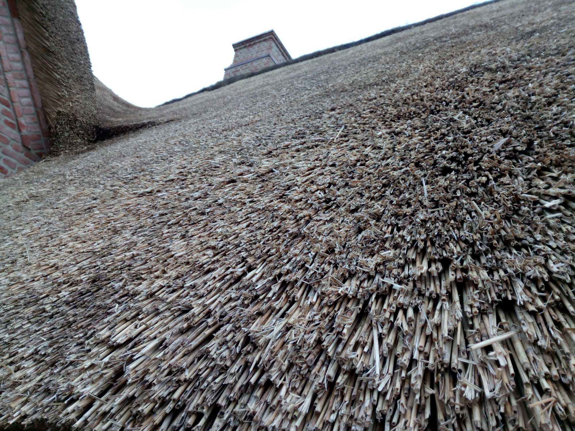 Крыша из камыша .