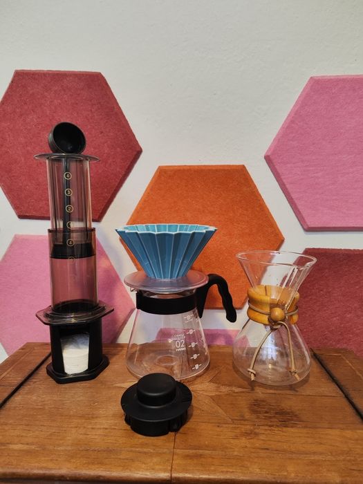 Akcesoria do kawy specialty parzenia serwer dripper chemex aeropress