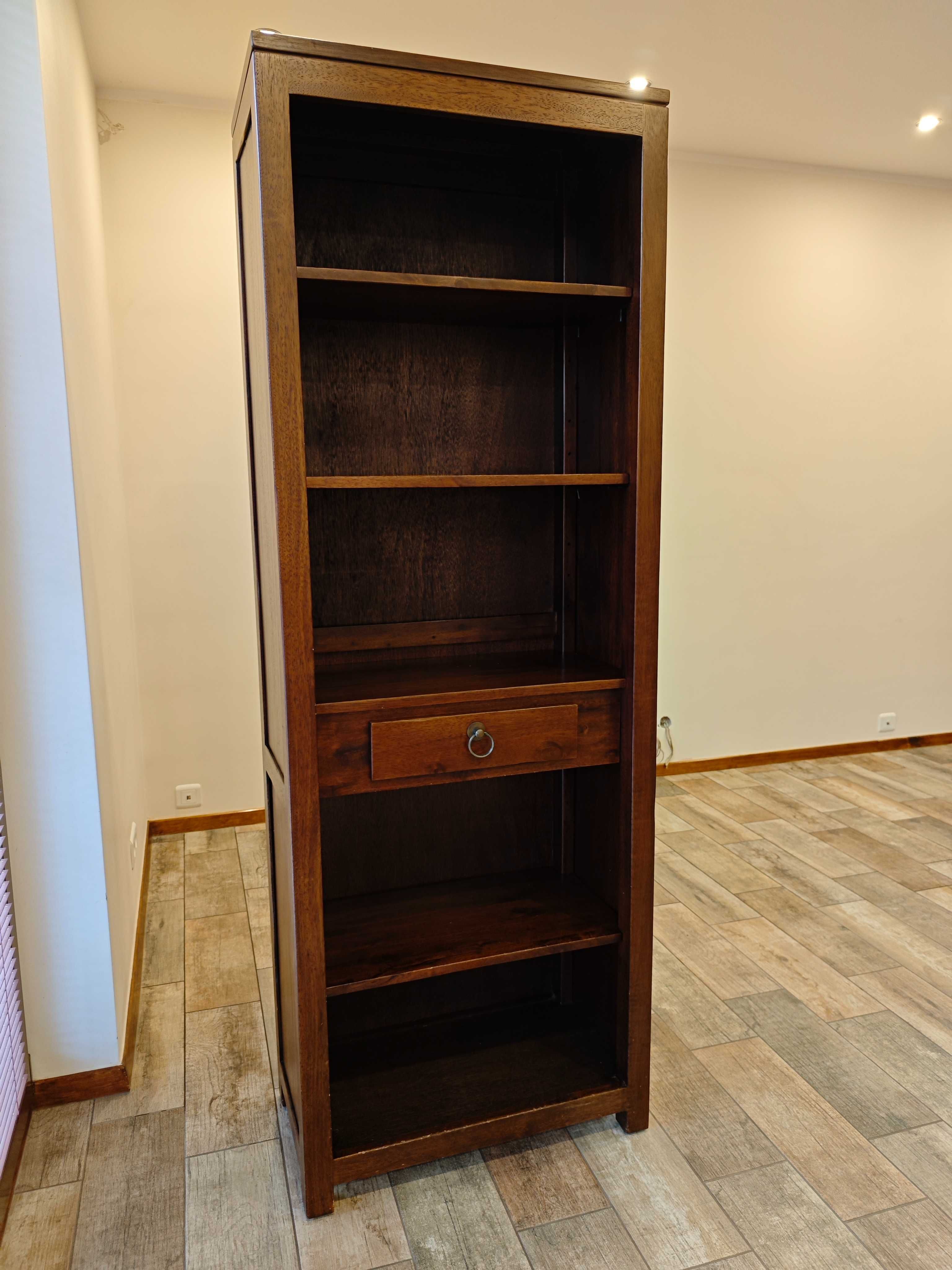 Szafka RTV Almi Decor Meble TOLEDO Komoda Palisander TEAK Kolonialny