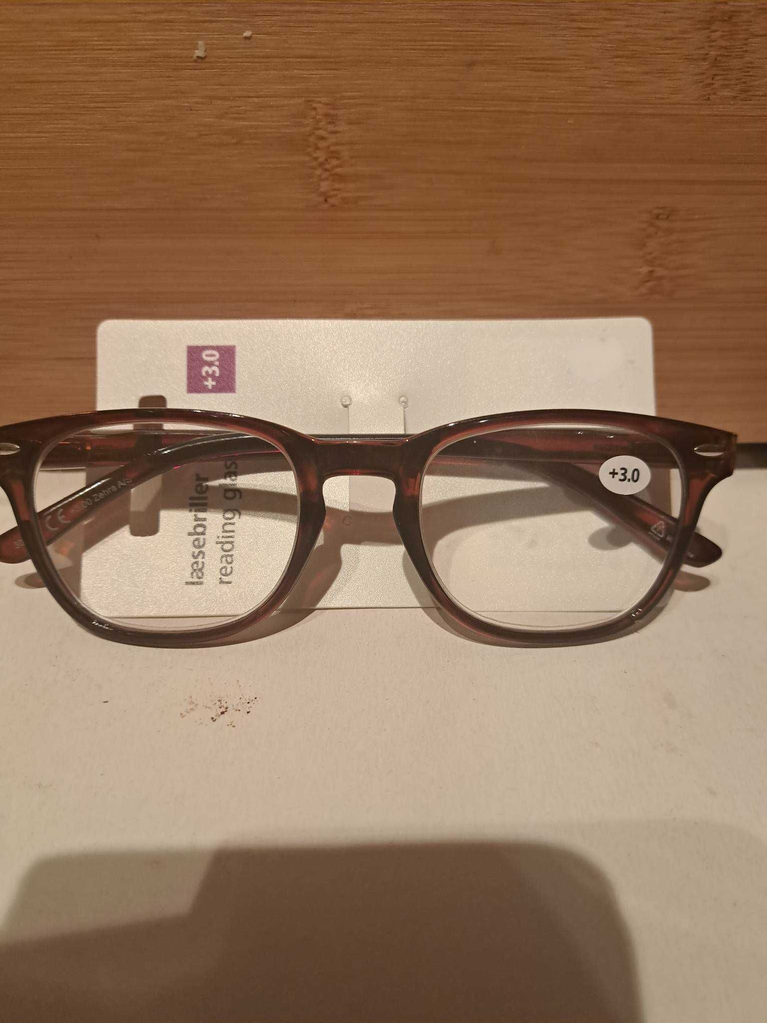 Okulary korekcyjne do czytania Wada +3