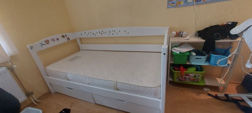 Ліжко з матрасом нестандартного розміру 170-80