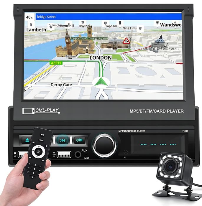 Radio samochodowe 7inch,  1 din MP5