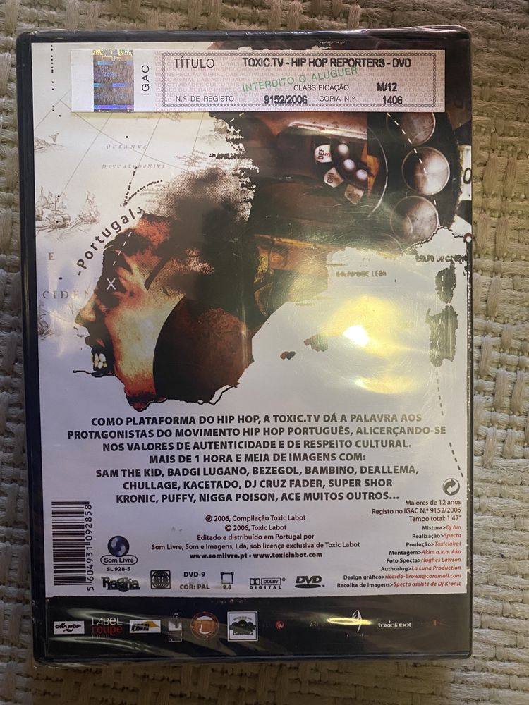 DVD hip hop rap toxic tv hip hop reporters selado