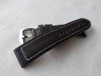 Pasek skórzany do zegarka Vintage 22 mm - skóra Horween Full Grain