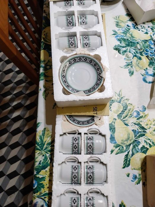 Conjunto de chavenas de café