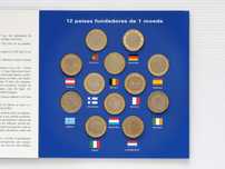 Moedas A União Europeia 2002 O Primeiro Euro de Cada País Fundador