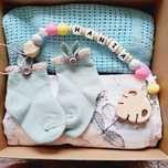 Prezent dla dziewczynki baby shower narodziny chrzest