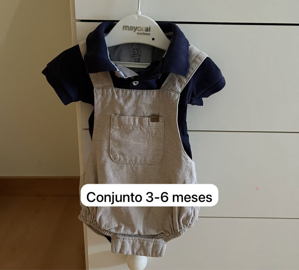 Roupa de bebé como nova