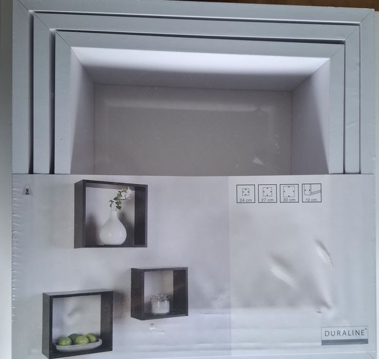 Cubos ou estante de decoração branco estilo Ikea e Leroy Merlin
