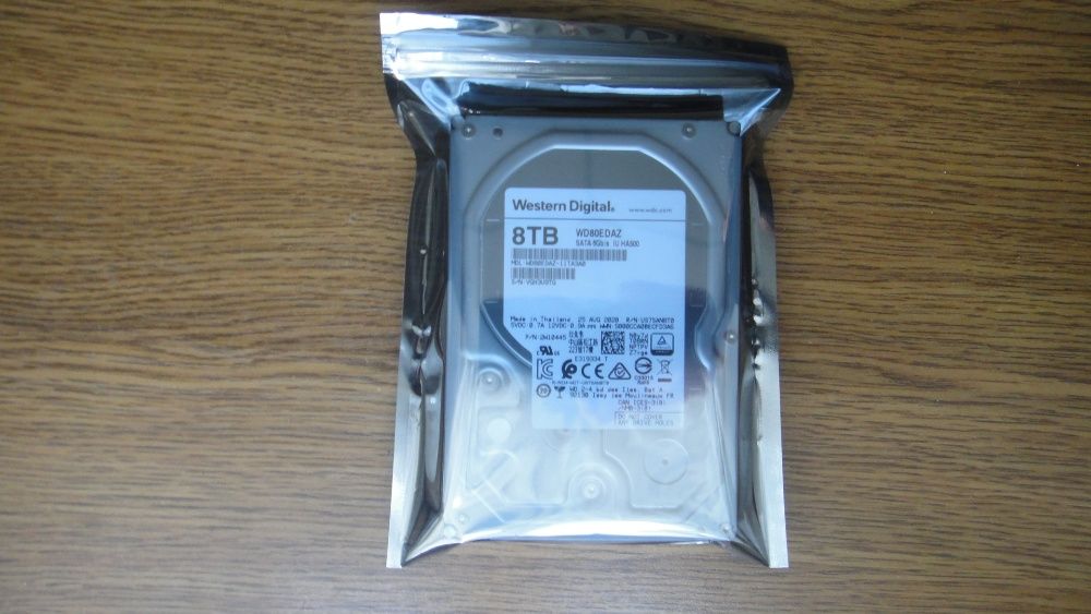 НОВИЙ WD Western Digital WD80EDAZ 8TB 5400rpm 256MB 3.5 SATA III