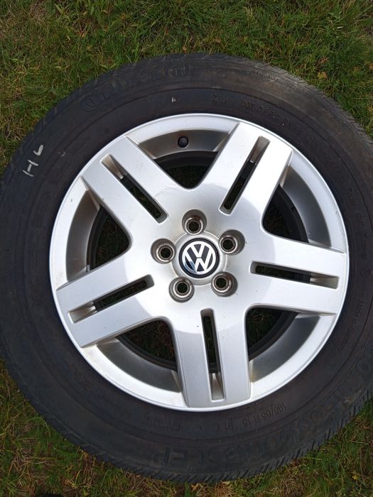 5x Alufelga Volkswagen 15" 5x100