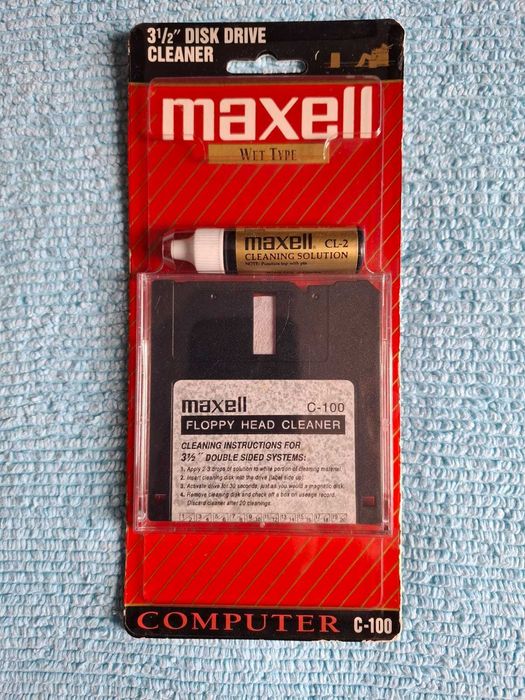 Disquete de limpeza 3.5" MAXELL