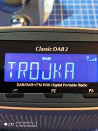 Radio sieciowo/bateryjne DAB/FM z RDS em i zapamiętywaniem stacji