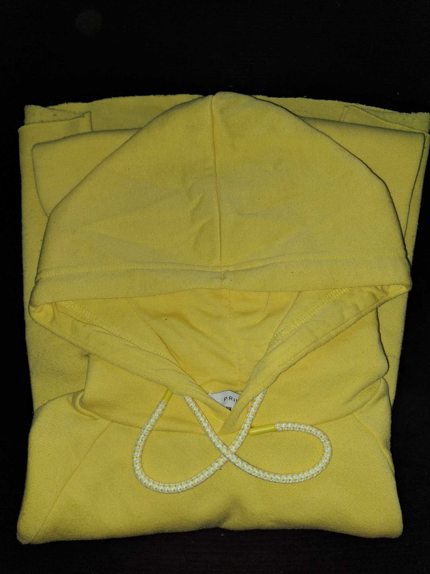 Żółta bluza z kapturem Primark r. XS