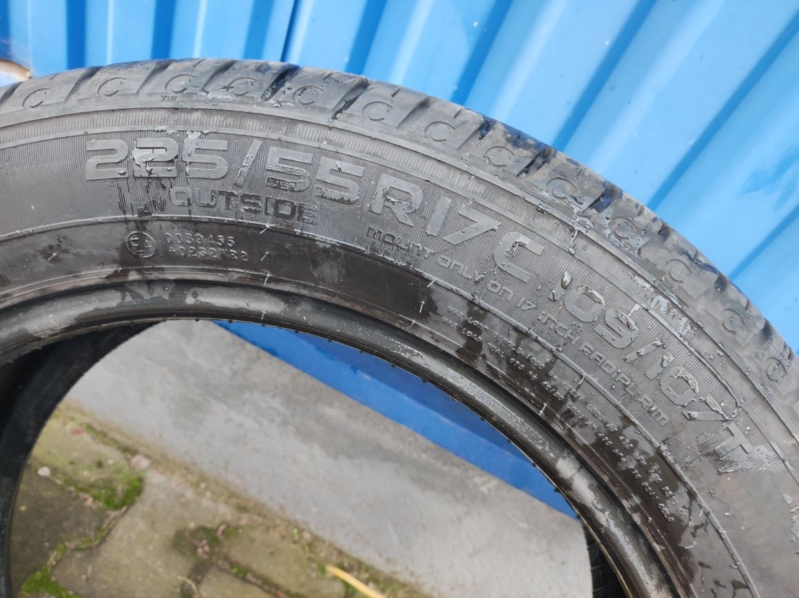 2 Opony letnie wzmocnione 225/55R17C Nokian CLINE BUS Montaż Wolsztyn