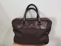 Torba na laptopa aktówka Massimo Dutti skóra