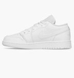Оригінальні жіночі кросівки NIKE AIR JORDAN 1 LOW (GS) SNEAKERS WHITE