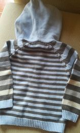 Casaco de menino em algodão com capuz Tam.12 meses Marca Kanz