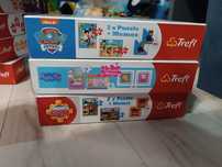 Puzzle 2w1 + memory. Psi patrol, strażak Sam i świnka Peppa