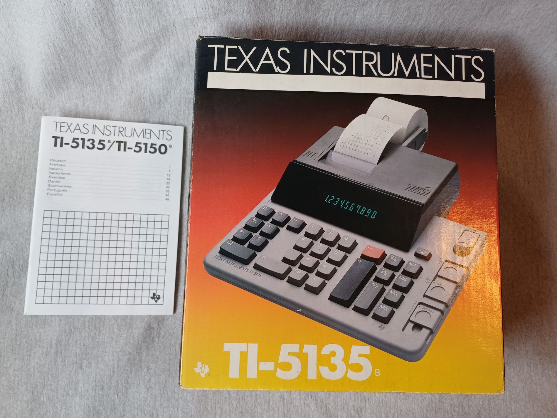 Máquina Calculadora Registadora Texas Instruments