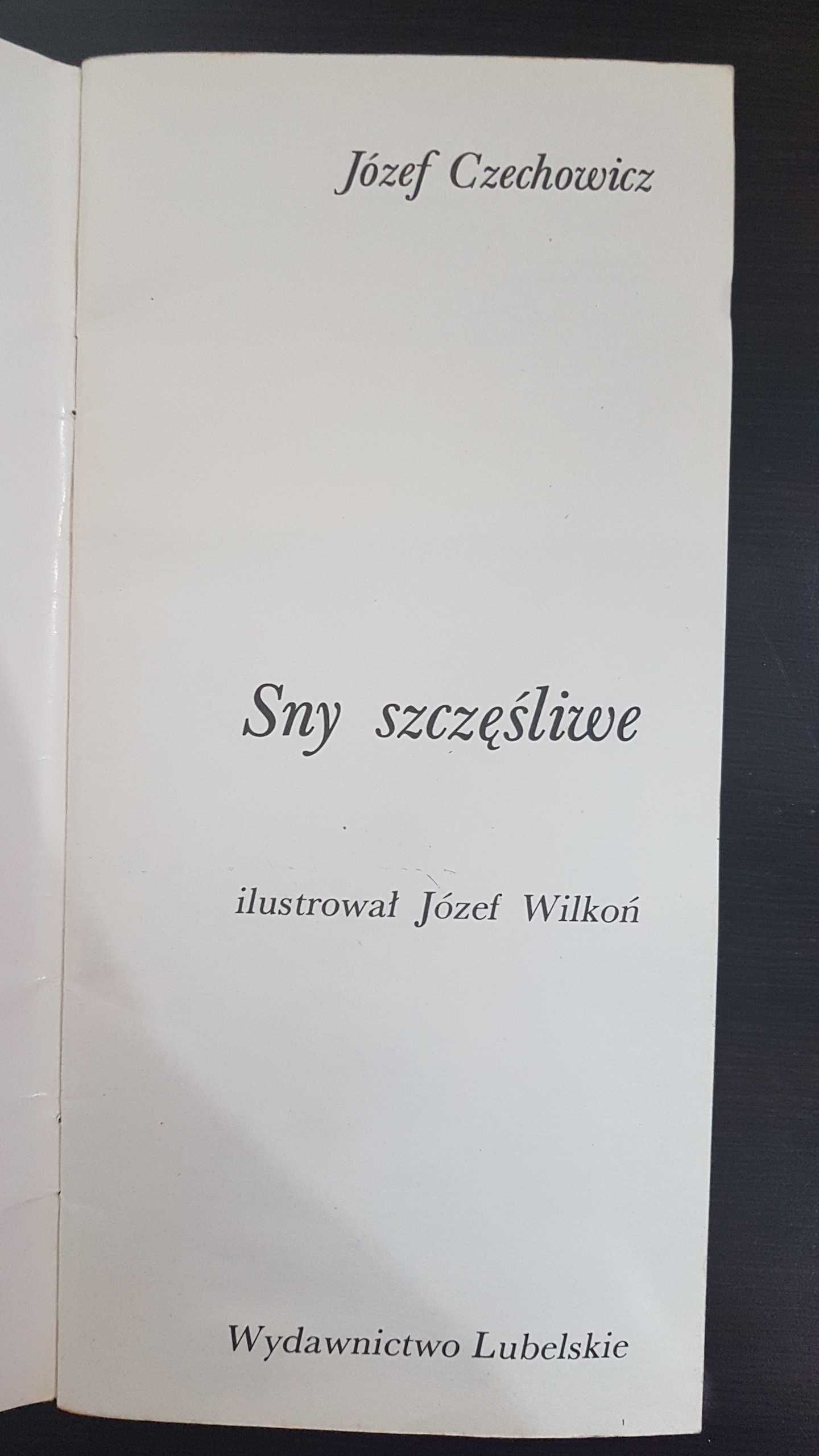 Książka Sny szczęśliwe J. Czechowicz wiersze - 19 utworów