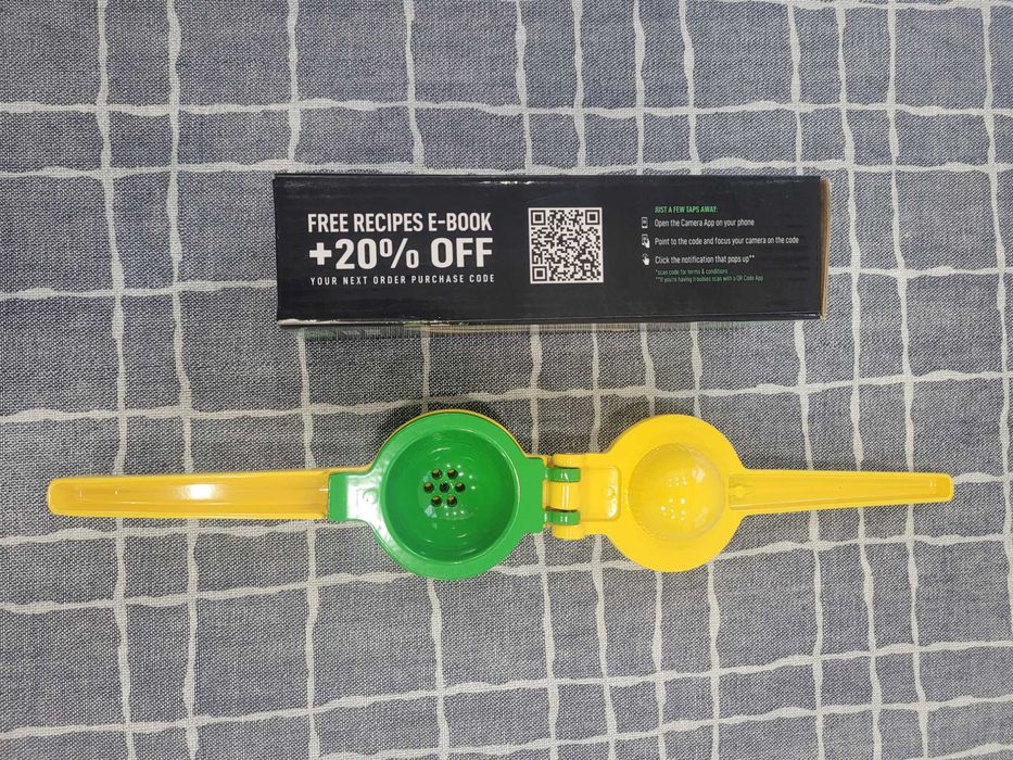 ручний прес для цитрусових Zulay Metal 2-In-1 Lemon Lime Squeezer