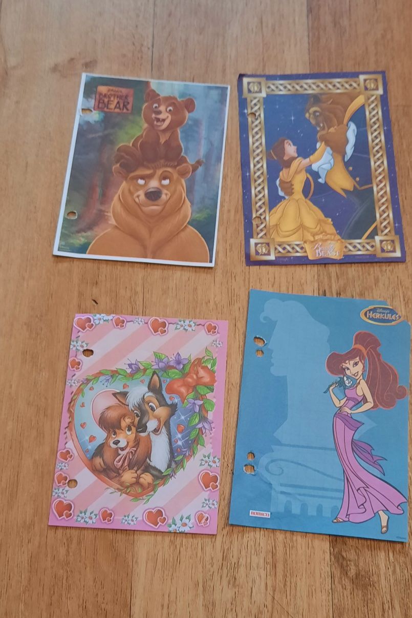 Piękna I bestia Disney Herkules Mój brat niedźwiedź karteczki
