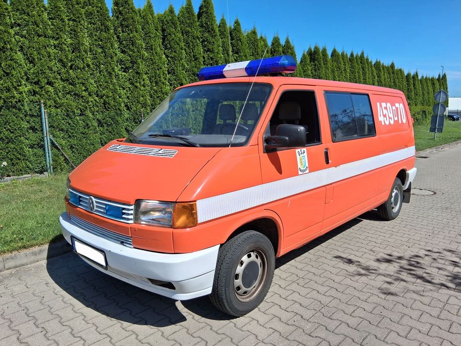Volkswagen Transporter  Faktura VAT 23% 2,0 Benzyna, 84 KM, 6-Osób, STRAŻ POŻARNA, Ładny Stan