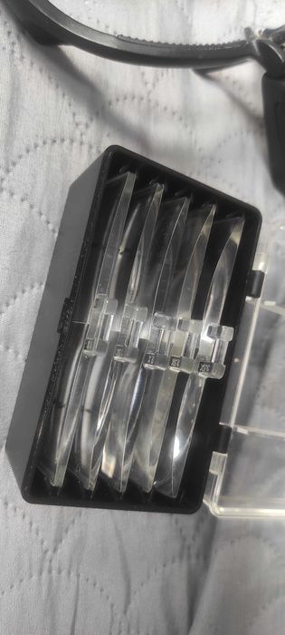 Okularki z lupą led podświetlane do majsterkowania