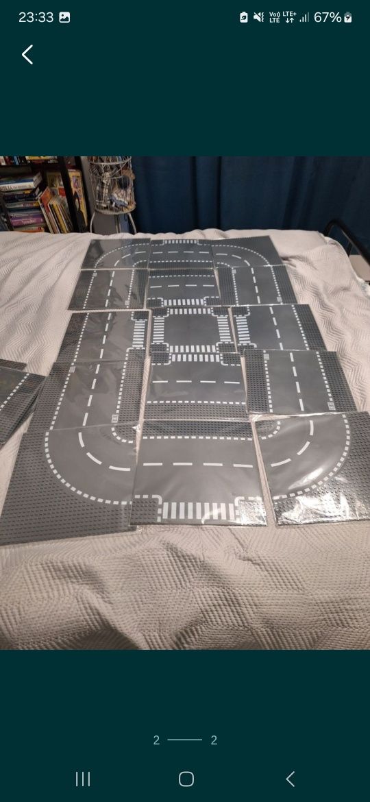 15 płytek konstrukcyjnych drogi ulice jak lego city+ znaki gratis