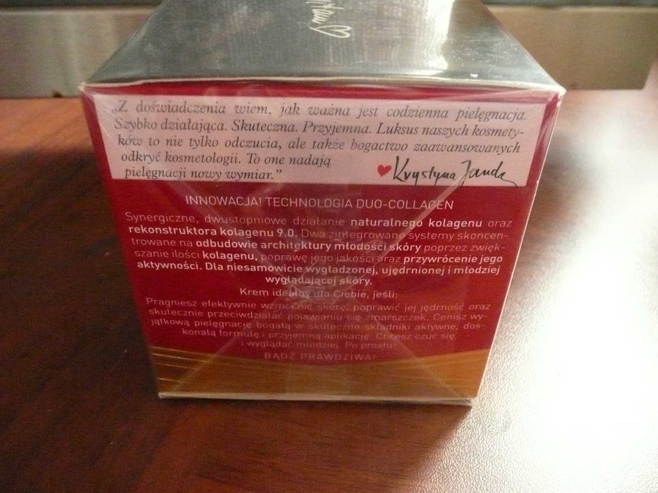 Krem JANDA Collagen Reconstructor krem na dobranoc złoty nośnika 24K