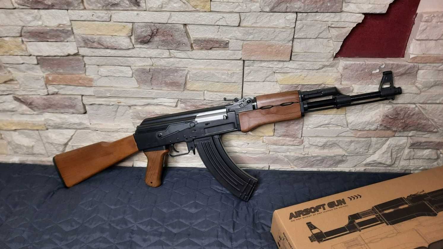 Автомат zm 93 дитячий +500 іграшковий ак47 від cyma новий игрушечный