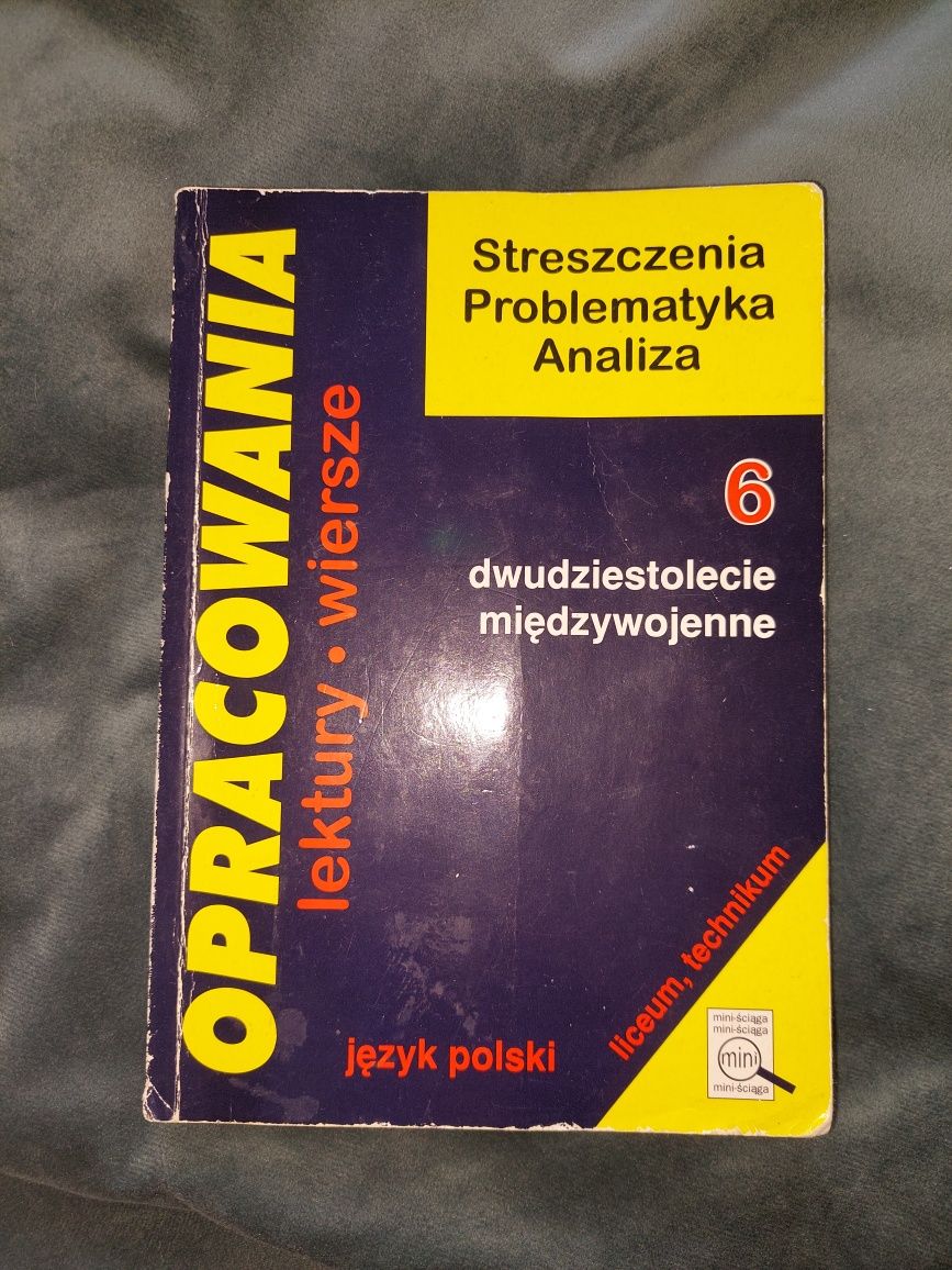 Opracowania lektury wiersze