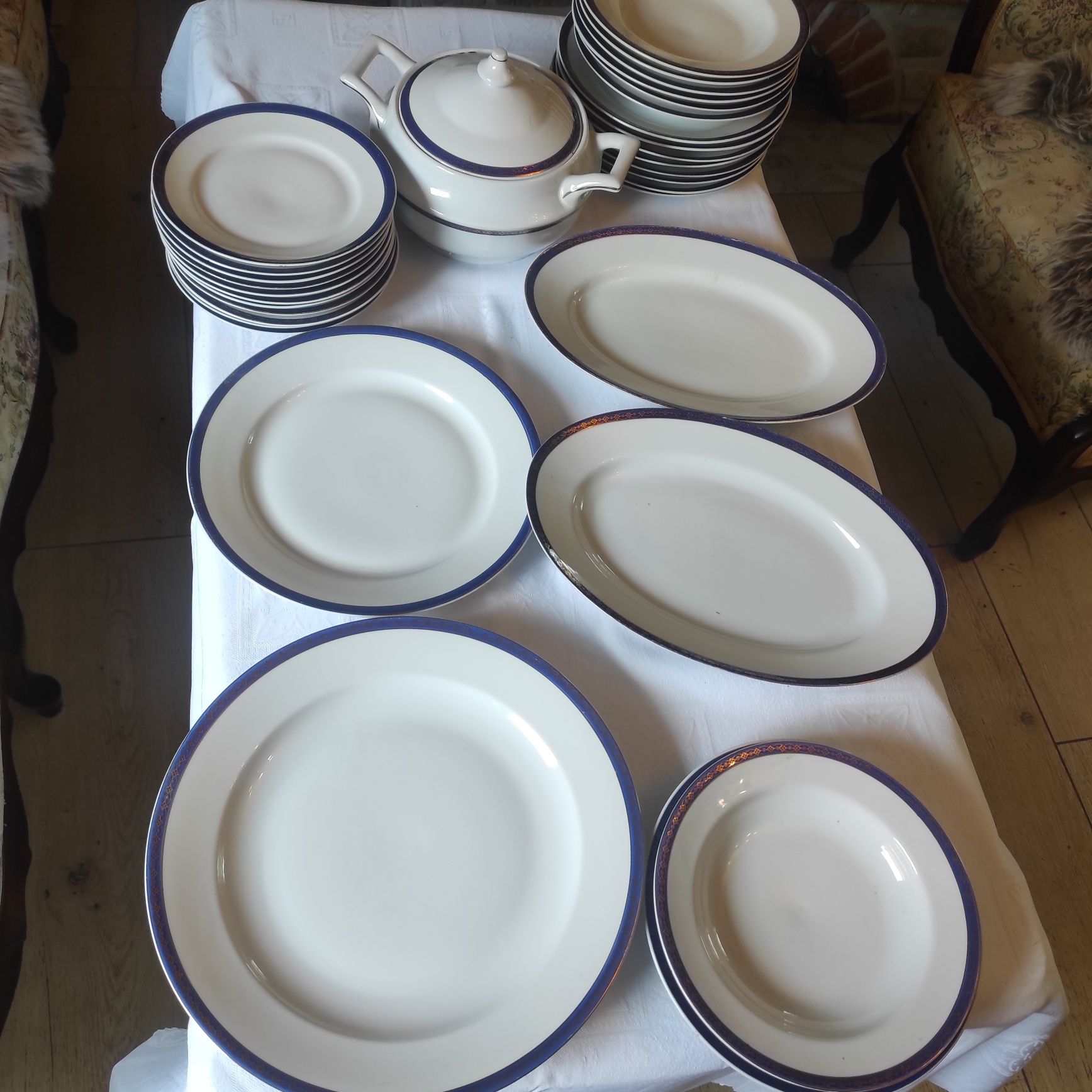 Serwis 12 os. Porcelana
