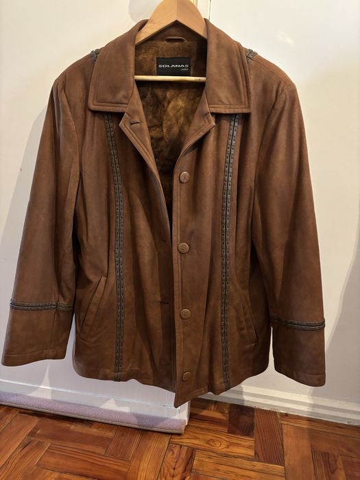 Casaco castanho vintage