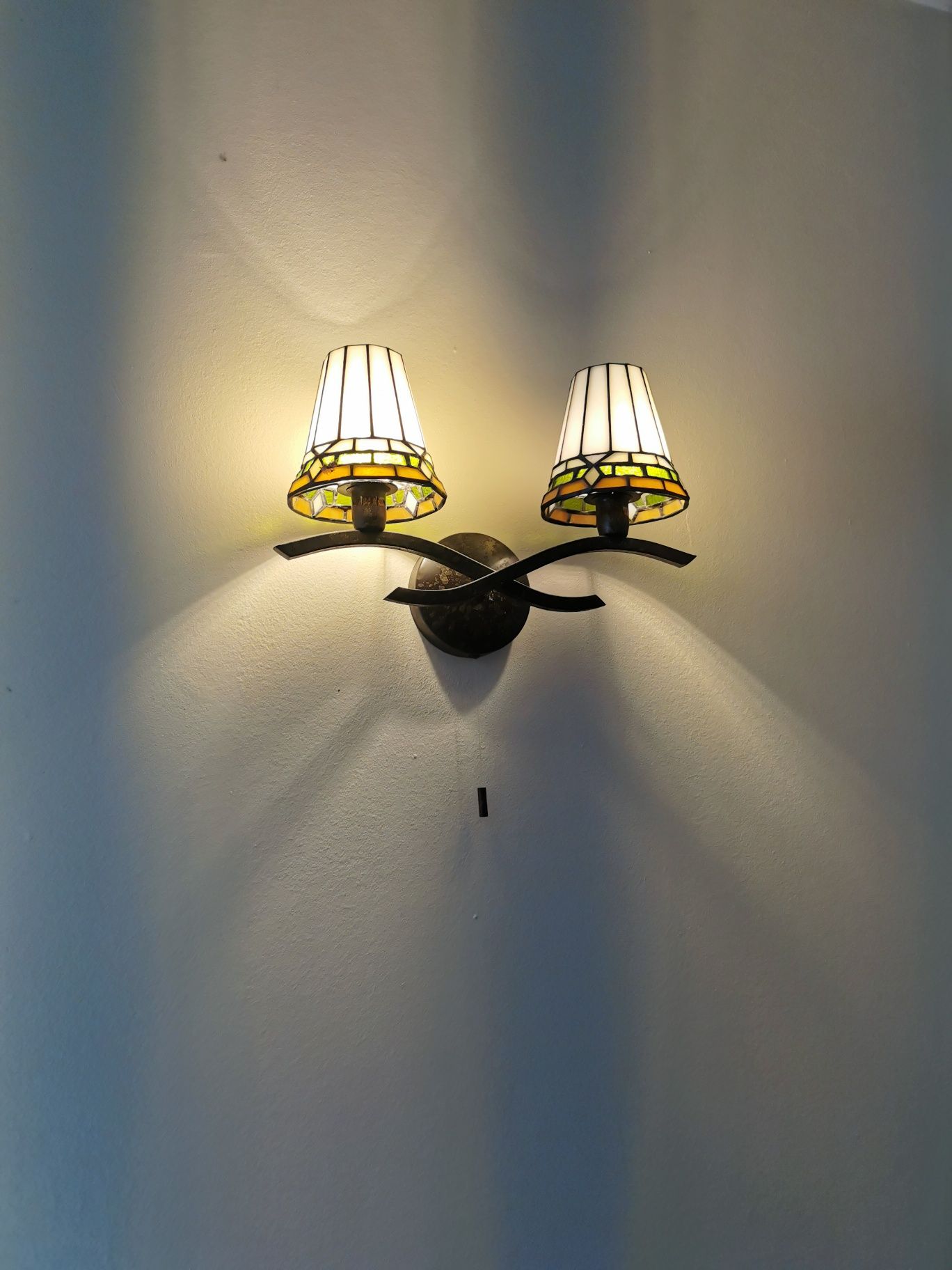 Lampa wisząca + 2x kinkiet