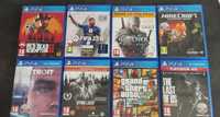 Gry ps4 FIFA 23 Wiedźmin 3 dying light rdr2 gta V tlou