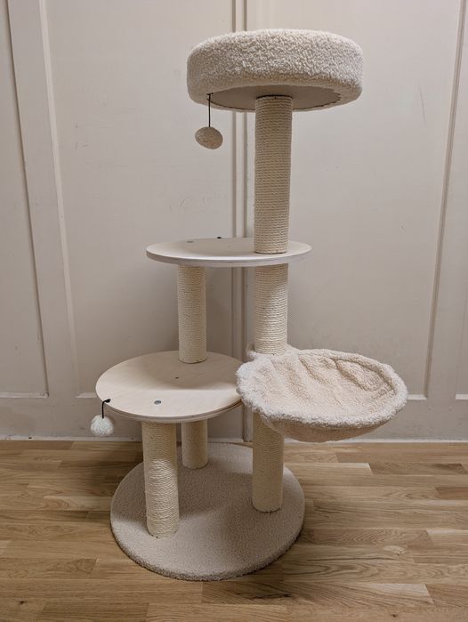 TIAKI Drapak dla Kota Shearly 71x49x103cm Beżowy  ZWROT ZMODYFIKOWANY