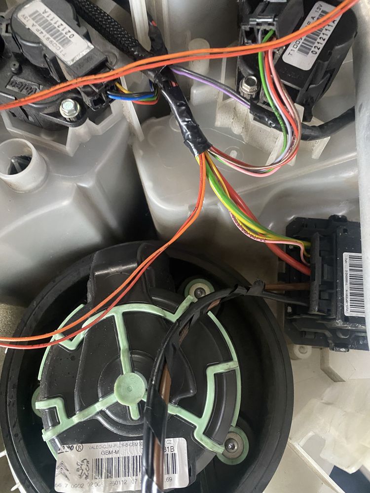NAGRZEWNICA klima panel PEUGEOT 308 mieszalni