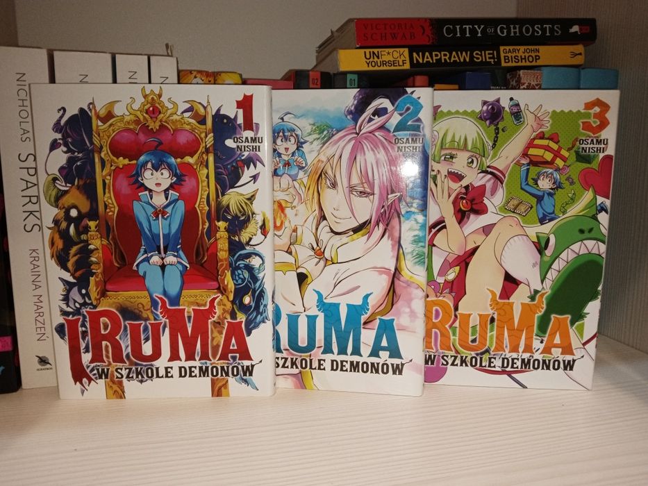 Manga - "Iruma w szkole demonów" (3 tomy)
