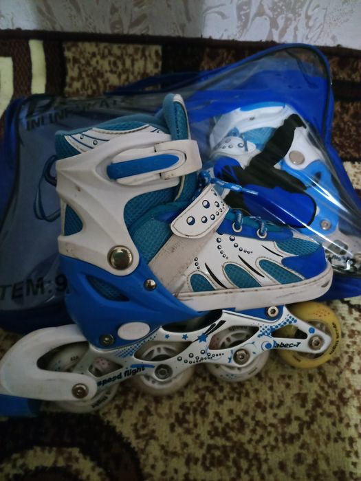 Ролики детские синии