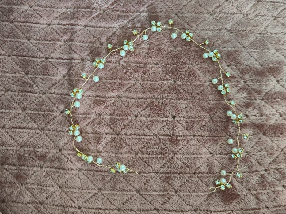 4szt. Ozdoby do włosów ślubne