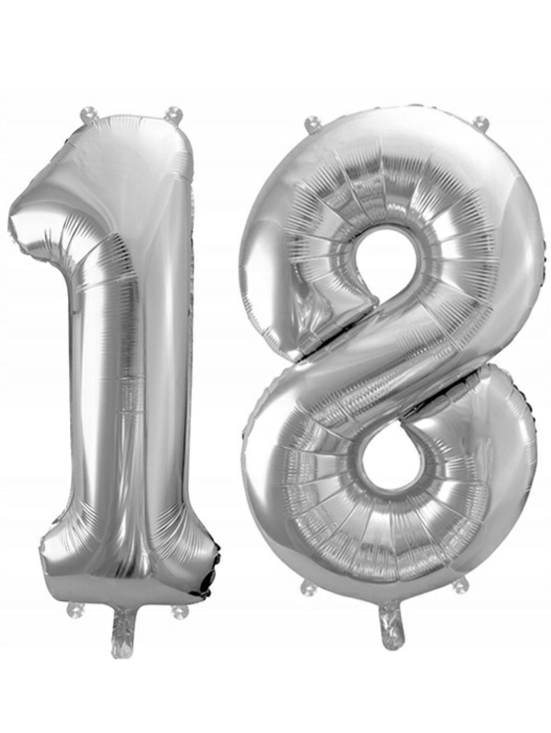 Balony na hel urodziny cyfry 1-9 100cm.PompoWanie HeLem