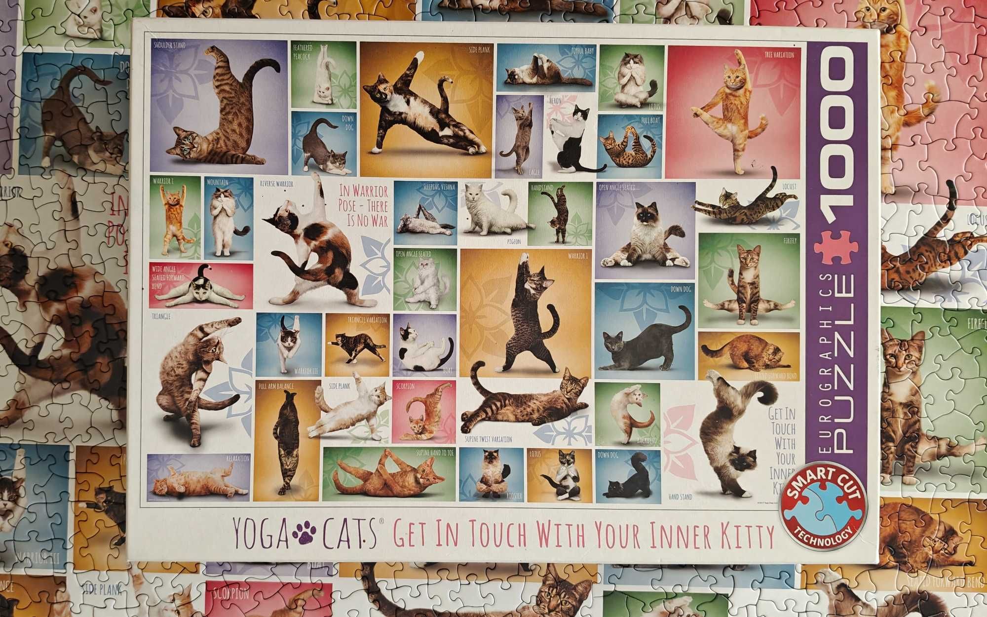 Puzzle Yoga Cat 1000